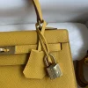20.6-0905deb4cdf1.webp Hermes Kelly 25 Bag In Mustard Yellow Epsom Leather For Women 25cm/10in