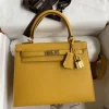 20.8-9e043e14e187.webp Hermes Kelly 25 Bag In Mustard Yellow Epsom Leather For Women 25cm/10in
