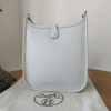 Hermes Evelyne Mini Amazone 16 in Bleu Shiny Gold Hardware 18cm