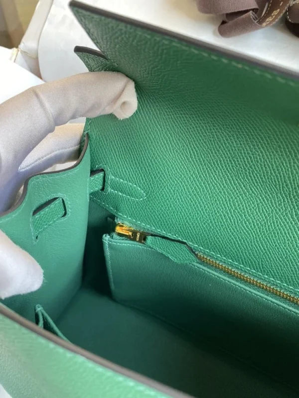 20a2ce21-72b48be287f8.webp Hermes Kelly 25 Bag In Emerald Green Epsom Leather For Women 25cm/10in