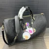 236-3-29010eb26b97.webp Louis Vuitton X Takashi Murakami Keepall Black 45Cm, Designer Handbags, Womens Purse, luxury bags