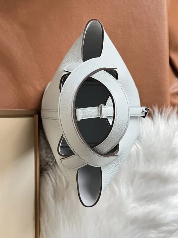 Hermes Picotin Lock 18Cm Gris Pale