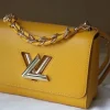 253-4-f14ab1857cc4.webp Louis Vuitton Twist Mm Cowhide Leather Handbag Sunflower Yellow 23Cm, Designer Handbags, Womens Purse, luxury bags