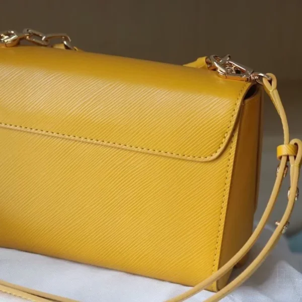 254-3-a4704c590f48.webp Louis Vuitton Twist Mm Cowhide Leather Handbag Sunflower Yellow 23Cm, Designer Handbags, Womens Purse, luxury bags