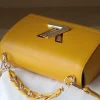 255-2-a4961c0b229e.webp Louis Vuitton Twist Mm Cowhide Leather Handbag Sunflower Yellow 23Cm, Designer Handbags, Womens Purse, luxury bags
