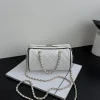 279f7fb7-b0816c74af9e.webp Chanel Spring Summer 2025 Pre-collection Clutch With Chain Lambskin White 18.5cm/ 7.3inches, Designer Handbags, Women’s Purse, luxury bags, Chanel bags