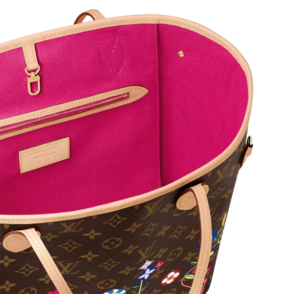 Louis Vuitton LV x TM Neverfull MM Monogram Coated Canvas 31cm M13271, Designer Handbags, Womens Purse, luxury bags