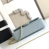 2d945b56-7a2078f83420.webp Chanel Classic Flap Bag 25 cm Light Blue Caviar Gold-Tone Hardware A01112, Designer Handbags, Women’s Purse, luxury bags, Chanel bags