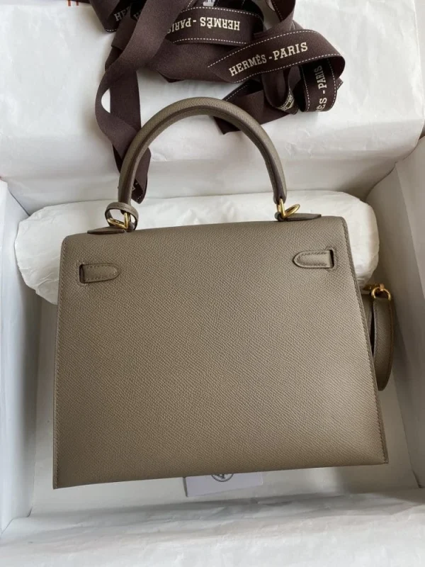 2t-0cd85201cf5d.webp Hermes Kelly 25 Bag In Taupe Epsom Leather For Women 25cm/10in