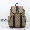 3-4-955ec100dd68.webp Gucci Ophidia Large Backpack 839110 Beige And Dark Brown 35cm/13.8in