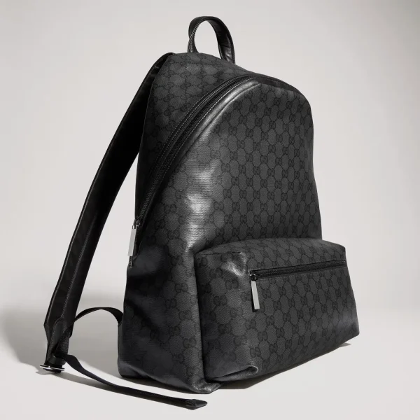 3-5-0a1b673f5f4a.webp Gucci Essence Classic Medium Backpack A0020S Black GG 34cm/13.4in