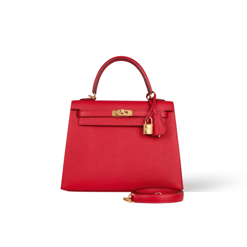 3-6-1-214e6a07f947.webp Hermes Kelly 25 Bag In Golden Casaque Red Epsom Leather For Women 25cm/10in