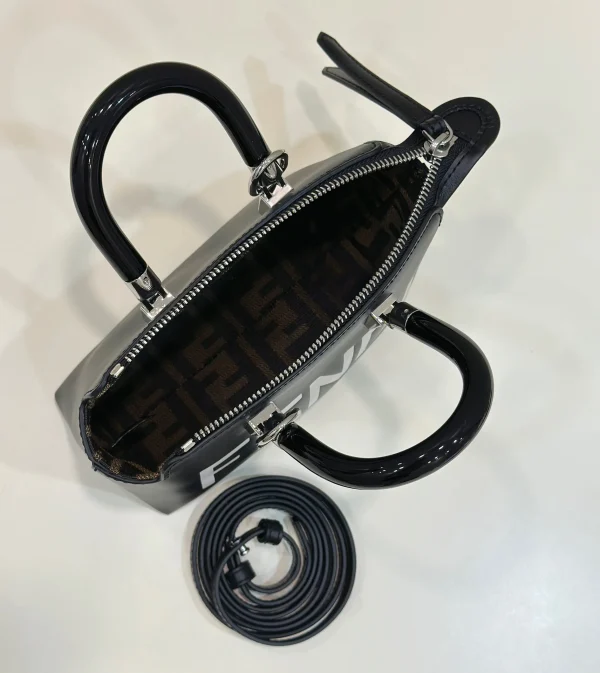 Fendi By The Way Leather Mini Bag Black 18cm