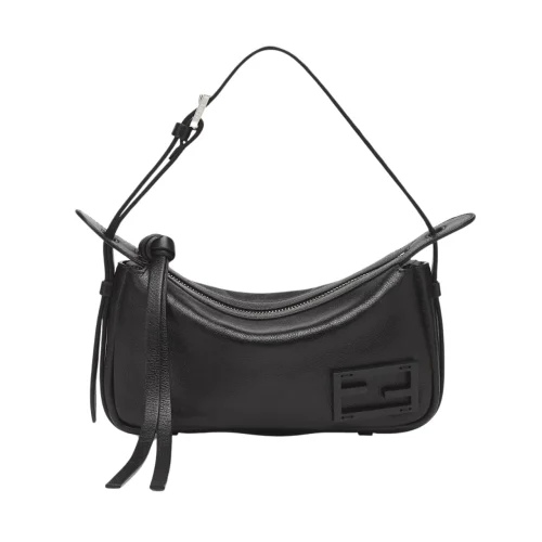 Fendi Simply Fendi Mini Bag Black 23Cm