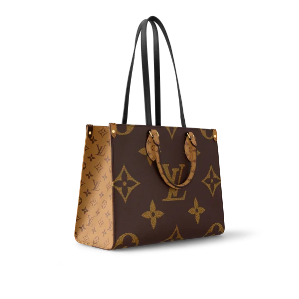 37E78BF6-BBEB-52E2-CF84-FDD8D4025E41-d6606ed5ac50.webp Louis Vuitton On The Go MM Monogram Medium Tote Bag Brown M45321 35cm, Designer Handbags, Womens Purse, luxury bags
