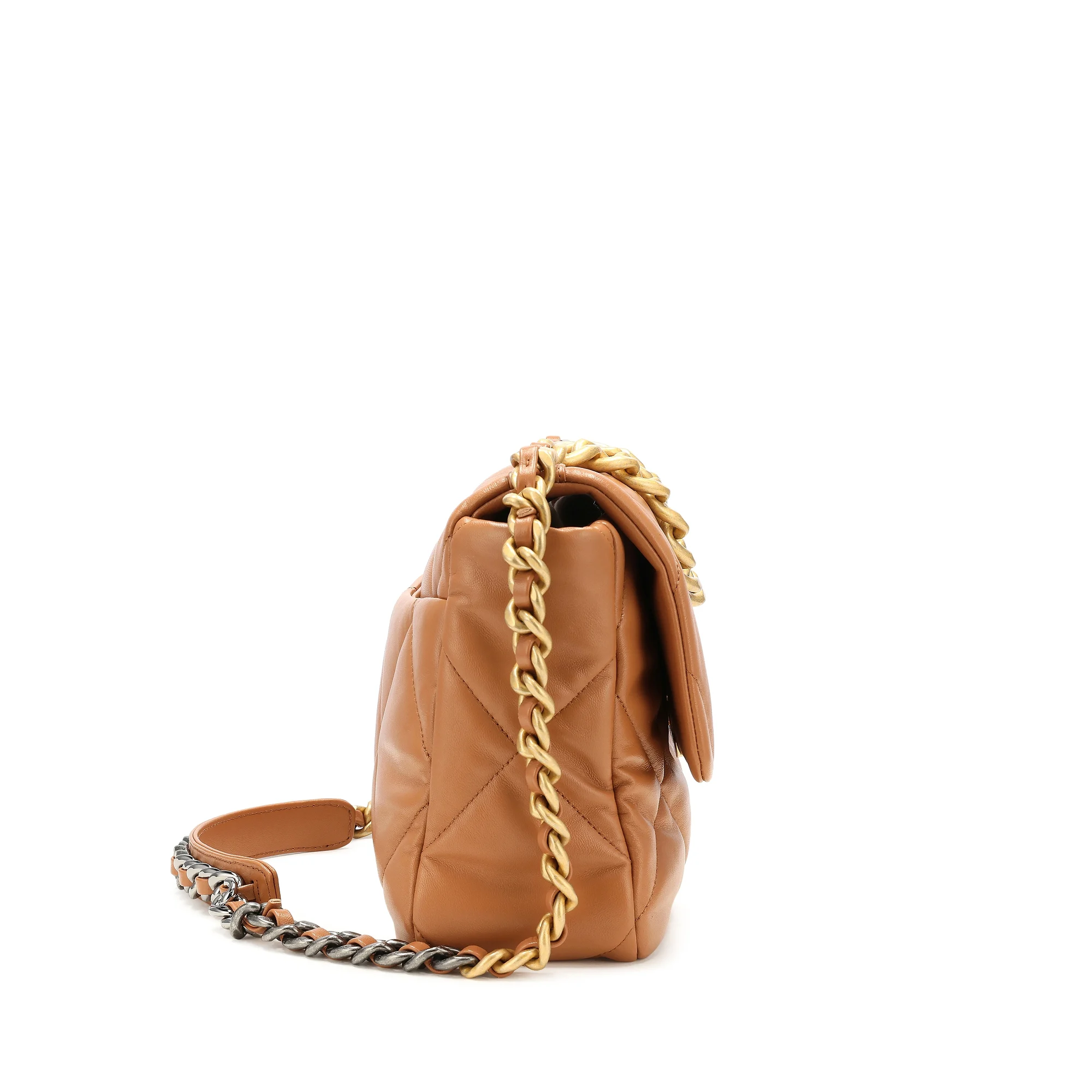 Caramel Quilted Lambskin Medium 19 - view 5