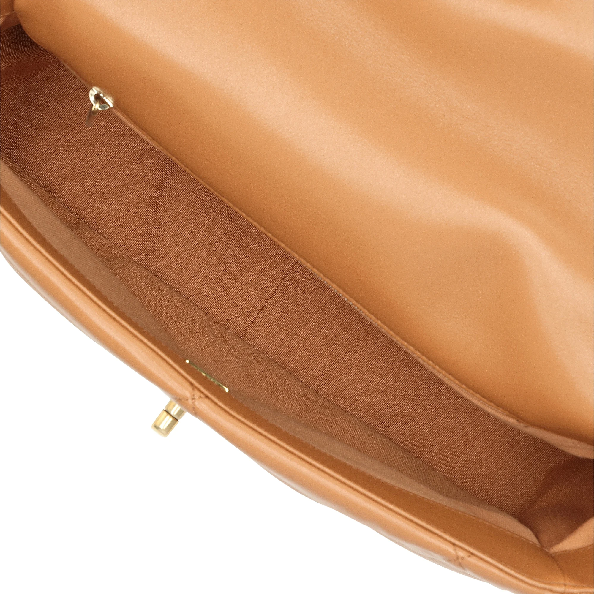 Caramel Quilted Lambskin Medium 19 - view 7
