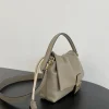 Fendi Mamma Baguette Medium Dove Grey Nappa Leather Bag 26.5cm