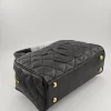 Chanel Quilted Caviar Small Bowler Satchel Black 25Cm/9.8in, Designer Handbags, Women’s Purse, luxury bags, Chanel bags