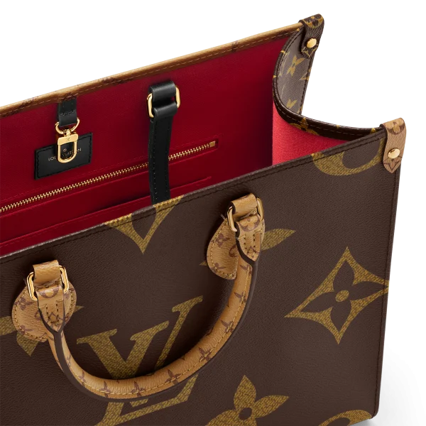 3C5A60A8-E143-0BFB-EC96-5E68DA2435F2-9308b86d9275.webp Louis Vuitton On The Go MM Monogram Medium Tote Bag Brown M45321 35cm, Designer Handbags, Womens Purse, luxury bags