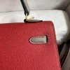 3q-ea7f974fff33.webp Hermes Kelly 25 Bag In Bright Red Epsom Leather For Women 25cm/10in