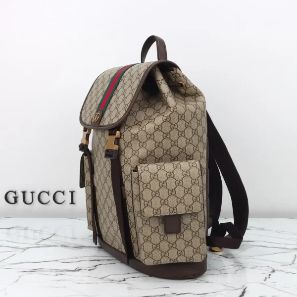 4-4-ac1b8a8fdbef.webp Gucci Ophidia Large Backpack 839110 Beige And Dark Brown 35cm/13.8in