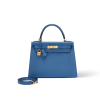 4-5-1-7507caf42eec.webp Hermes Kelly 25 Bag In French Blue Epsom Leather For Women 25cm/10in