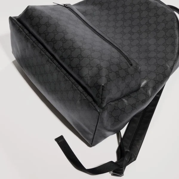 4-5-c849205af4af.webp Gucci Essence Classic Medium Backpack A0020S Black GG 34cm/13.4in
