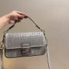 4-6467f84d2629.webp Fendi Baguette Silver Crystal Trim 25Cm