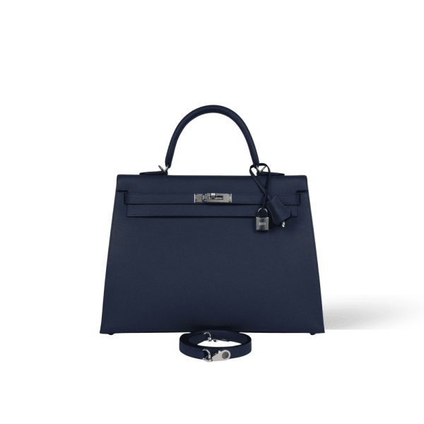 4-7-1-79ea71f909c2.webp Hermes Kelly 25 Bag In Bleu Saphir Epsom Leather For Women 25cm/10in