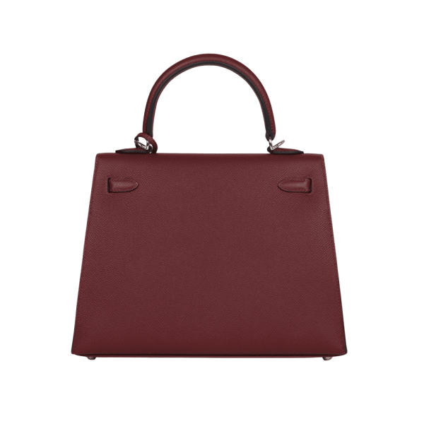 4-8-235702300516.webp Hermes Kelly 25 Bag In Burgundy Epsom Leather For Women 25cm/10in