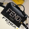404-4-d888f9867736.webp Fendi By The Way Medium Boston Bag Elaphe Black 27cm