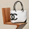 4858f013-9b7d0ae630af.webp Chanel White Cambon Tote Bag White 30cm, Designer Handbags, Women’s Purse, luxury bags, Chanel bags