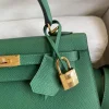 4ceb666f-0098cd4cfb4d.webp Hermes Kelly 25 Bag In Emerald Green Epsom Leather For Women 25cm/10in