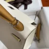 Hermes Kelly 25 Bag In Off White Epsom Leather For Women 25cm/10in