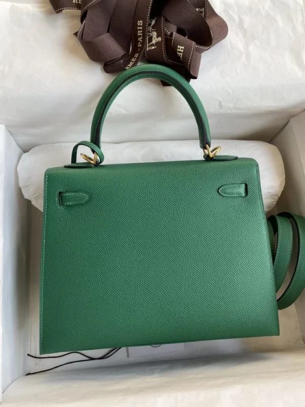 4fb0a3c8-fb5771676cbd.webp Hermes Kelly 25 Bag In Emerald Green Epsom Leather For Women 25cm/10in