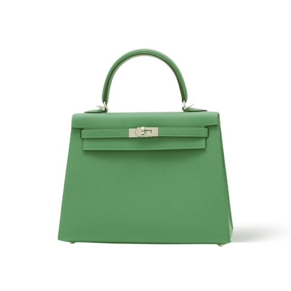 Hermes Kelly 28 Bag In Emerald Green Leather For Women 28cm/11in