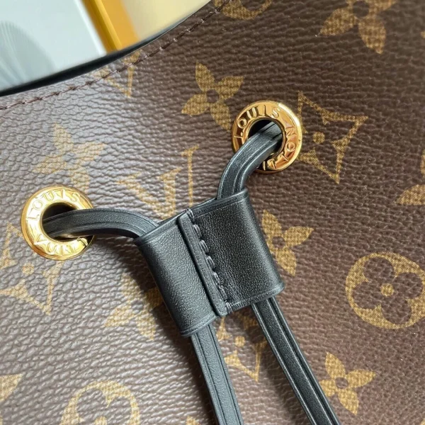 50f1c7c63f52fd7f22521b452b6696f6-f85600f6408f.webp Louis Vuitton Luxury Monogram Canvas And Leather Handbag Neonoe Black M44020, Designer Handbags, Womens Purse, luxury bags