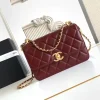 531e36e4-3365aaca29b4.webp Chanel Calfskin Quilted Perfect Fit Flap Red 22cm, Designer Handbags, Women’s Purse, luxury bags, Chanel bags