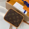 Louis Vuitton Nano No Monogram Small Leather Goods Monogram 16cm M81266, Designer Handbags, Womens Purse, luxury bags