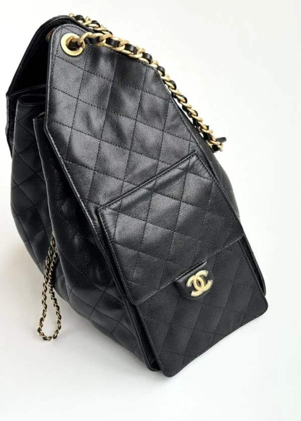 54aa50f4-fbd983c86641.webp Chanel crossbody bag 25 Medium Handbag Grained Calfskin & Gold-Tone Metal Black 40cm/15.7in, Designer Handbags, Women’s Purse, luxury bags, Chanel bags