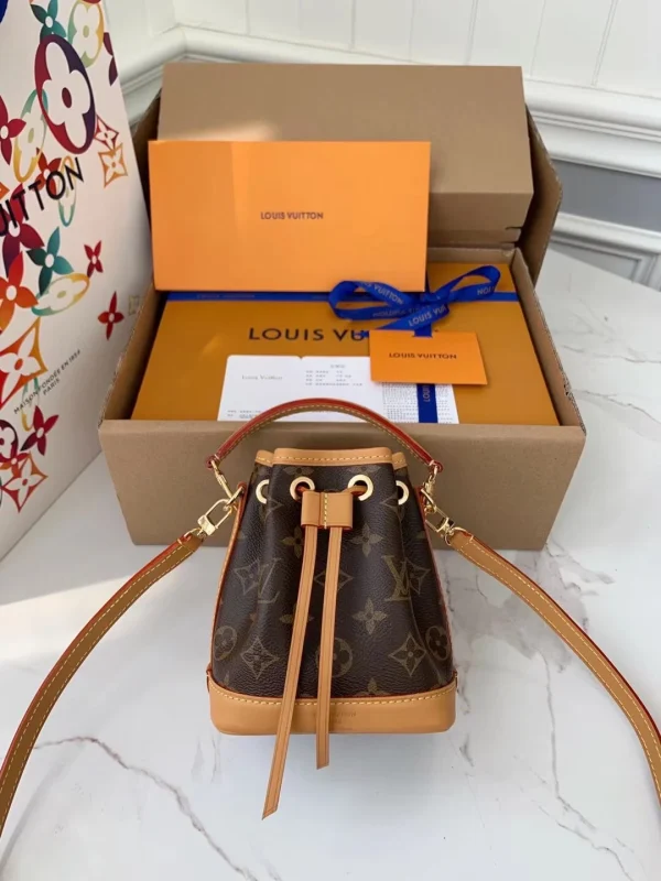 Louis Vuitton Nano No Monogram Small Leather Goods Monogram 16cm M81266, Designer Handbags, Womens Purse, luxury bags