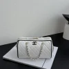 55b1132d-a6cb6f1b912d.webp Chanel Spring Summer 2025 Pre-collection Clutch With Chain Lambskin White 18.5cm/ 7.3inches, Designer Handbags, Women’s Purse, luxury bags, Chanel bags