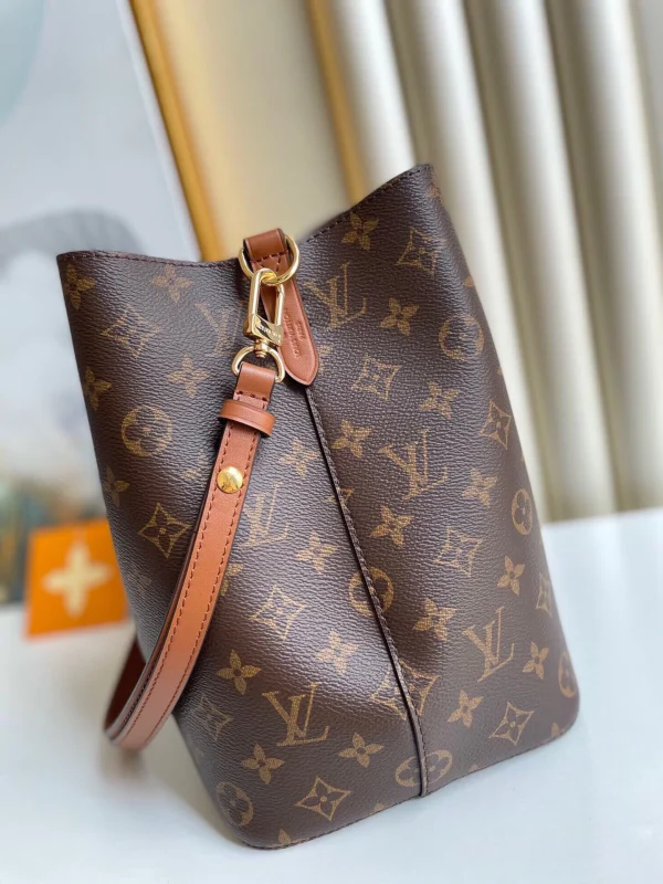 5c26ee80760602a00975f2cb5f78f3d0-9e3652331336.webp Louis Vuitton Luxury Monogram Canvas And Leather Handbag Neonoe Caramel, Designer Handbags, Womens Purse, luxury bags