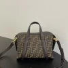5f5c8549-5811481df6b0.webp Fendi Boston 365 Brown Ff Jacquard Fabric Bag 27.5 Cm