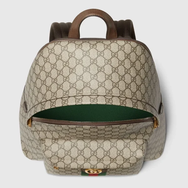 6-1-49fd538efa7c.webp Gucci Ophidia Medium Backpack 834466 Beige And Dark Brown 36.5cm/14.4in