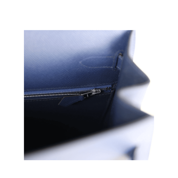 6-10-ff4b77ee406b.webp Hermes Kelly 25 Bag In Bleu Saphir Epsom Leather For Women 25cm/10in