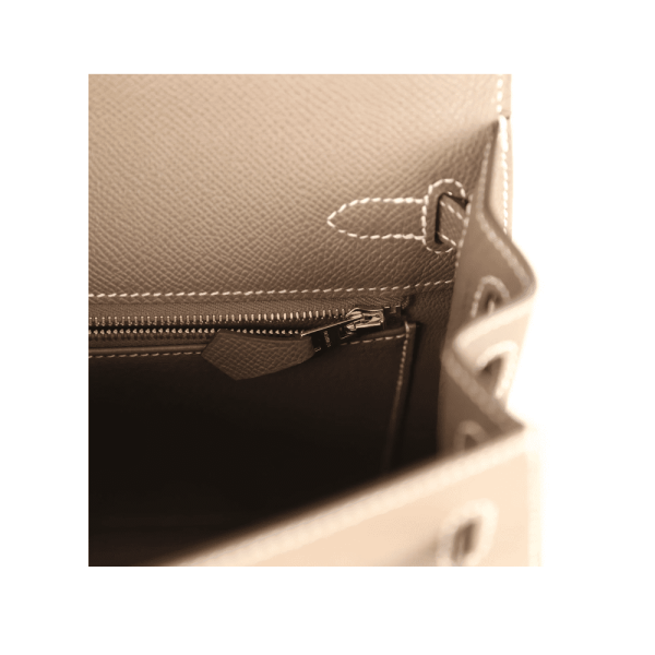 6-13-1-2ae13dfe8fe4.webp Hermes Kelly 25 Bag In Golden Etoupe Epsom Leather For Women 25cm/10in