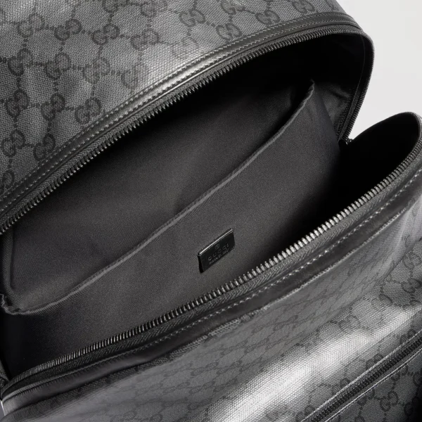 6-5-1ac2562d6b26.webp Gucci Essence Classic Medium Backpack A0020S Black GG 34cm/13.4in