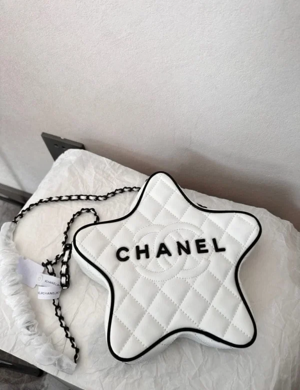 6-aa80fe2d499f.webp Chanel Star Hand Bag Black Metal White 22Cm/8.7in, Designer Handbags, Women’s Purse, luxury bags, Chanel bags